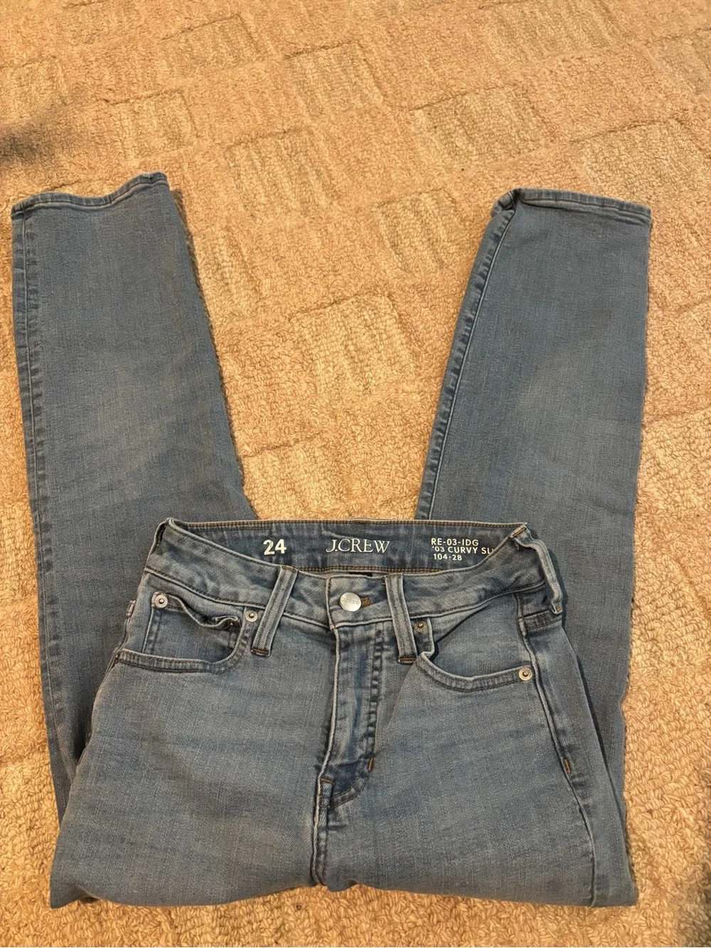 J. Crew Men's Light Blue Slim Straight Jeans